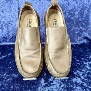 Izod Men's “Thomas” Casual Slip‎ On Loafer Driving Shoes Brown-11M Memory Foam